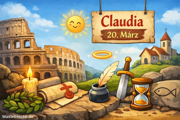 Claudia Namenstag am 20. März: Frühchristliche Märtyrerin