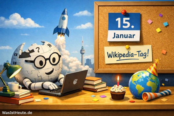 Der Wikipedia-Tag ist am 15. Januar: Geburtstag der Online-Enzyklopädie