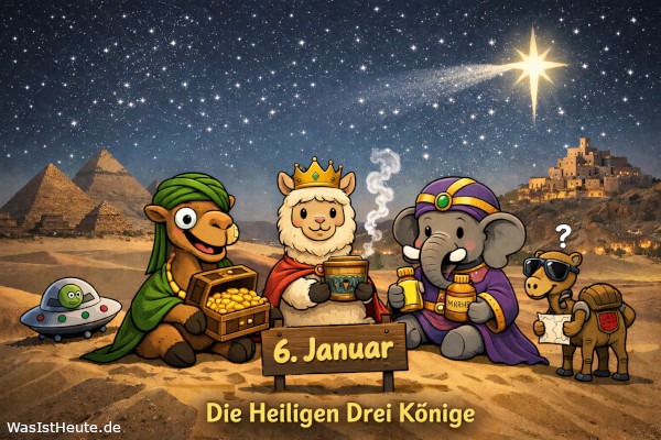 Die Heiligen Drei Könige ist am 6. Januar: Christlicher Gedenktag