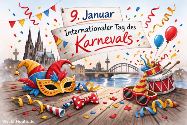 Internationale Tag des Karnevals ist am 9. Januar: Brauchtum und bunte Feiern weltweit