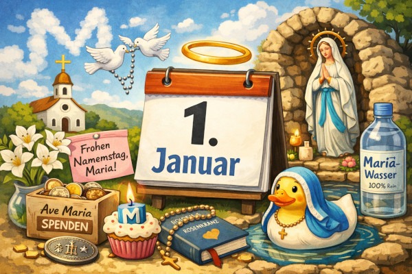 Maria Namenstag ist am 1. Januar: Zeitloser Vorname mit religiöser Prägung