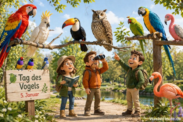 Nationaler Tag des Vogels ist am 5. Januar: Schutz heimischer Vogelarten