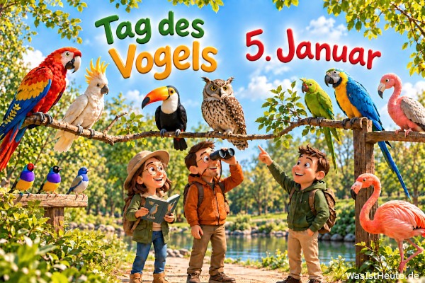 Nationaler Tag des Vogels ist am 5. Januar: Schutz heimischer Vogelarten
