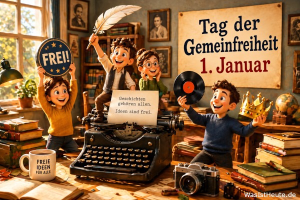Tag der Gemeinfreiheit ist am 1. Januar: Werke frei nutzbar