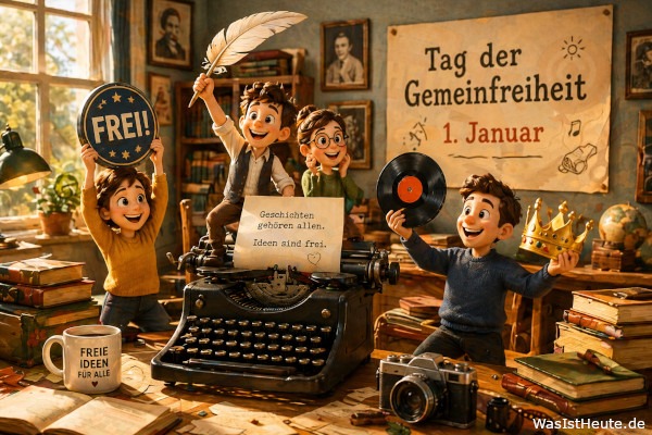 Tag der Gemeinfreiheit ist am 1. Januar: Werke frei nutzbar