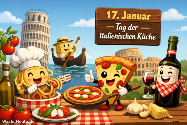 Tag der italienischen Küche ist am 17. Januar: Kulinarischer Ehrentag Italiens