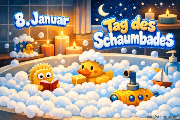 Tag des Schaumbades ist am 8. Januar: Wellness-Tag