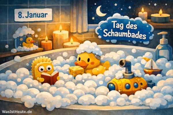 Tag des Schaumbades ist am 8. Januar: Wellness-Tag