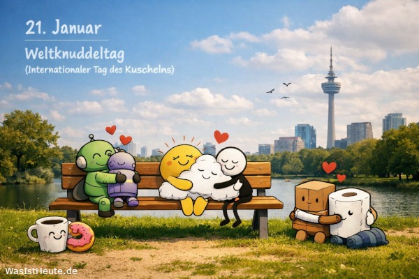 Weltknuddeltag (Internationaler Tag des Kuschelns) ist am 21. Januar: Zeichen für Nähe und Herzlichkeit