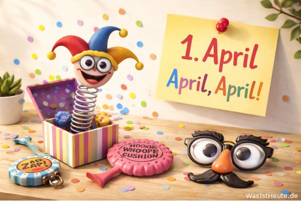 Aprilscherz – April, April! ist am 1. April: Tradition für Streiche