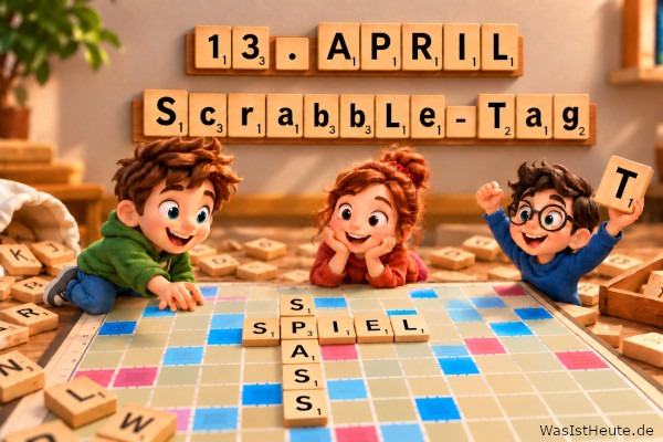 Der Scrabble-Tag ist am 13. April: Würfel, Wörter, Spiel