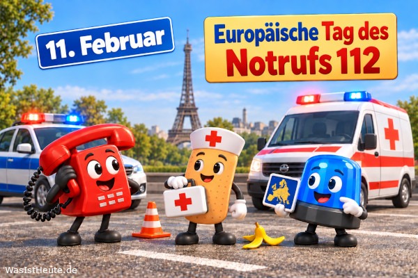 Europäische Tag des Notrufs 112 ist am 11. Februar: Europaweite Notrufnummer im Mittelpunkt