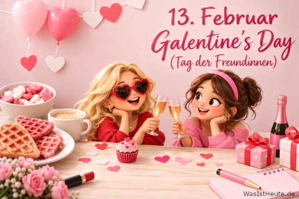Galentine’s Day (Tag der Freundinnen) ist am 13. Februar: Freundschaft feiern