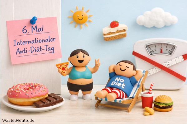 Internationaler Anti-Diät-Tag ist am 6. Mai: Zeichen für Körperakzeptanz
