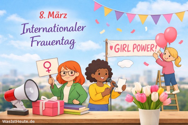Internationaler Frauentag ist am 8. März: weltweiter Tag für Frauenrechte
