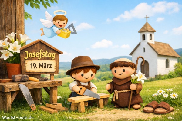 Josefstag (St. Joseph) ist am 19. März: Gedenktag des heiligen Josef