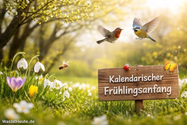 Kalendarischer Frühlingsanfang ist am 20. März 2027: Beginn des Frühlings