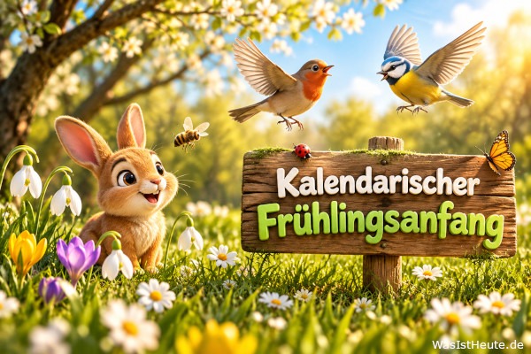 Kalendarischer Frühlingsanfang ist am 20. März 2027: Beginn des Frühlings
