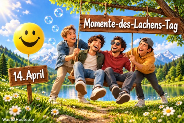 Momente-des-Lachens-Tag ist am 14. April: Freude bewusst teilen