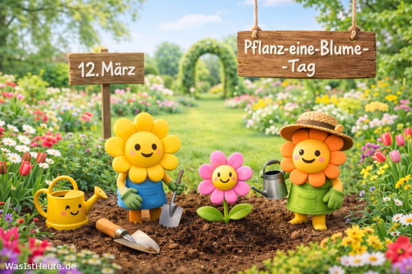 Pflanz-eine-Blume-Tag ist am 12. März: Blumen setzen und Frühling begrüßen