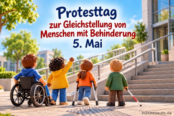 Protesttag zur Gleichstellung von Menschen mit Behinderung ist am 5. Mai: Zeichen für Inklusion und gleiche Rechte