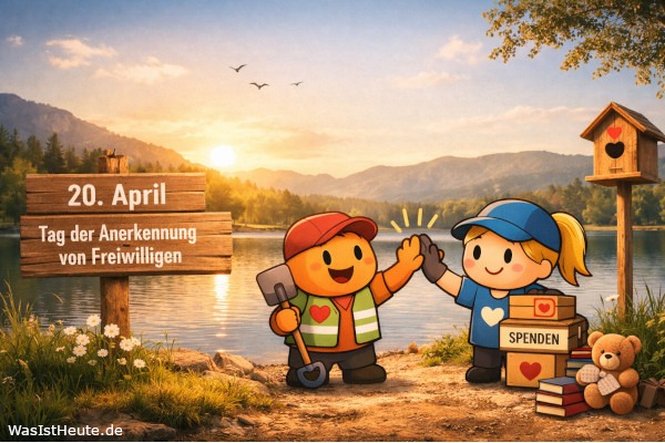 Tag der Anerkennung von Freiwilligen ist am 20. April: Würdigung ehrenamtlicher Hilfe