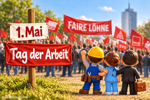 Tag der Arbeit ist am 1. Mai: Gesetzlicher Feiertag mit Geschichte