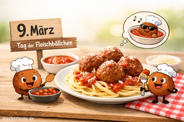 Tag der Fleischbällchen ist am 9. März: Anlass rund um Hackfleischgerichte