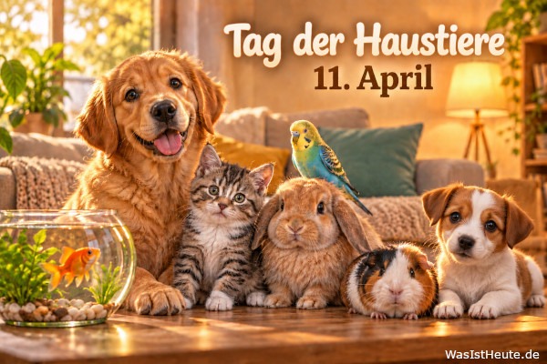 Tag der Haustiere ist am 11. April: Ehrung von Haustieren weltweit