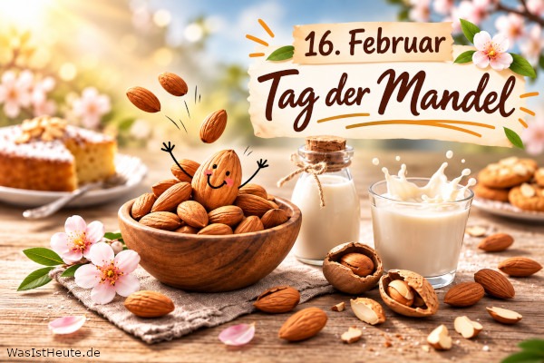 Tag der Mandel ist am 16. Februar: Anlass rund um die Mandel
