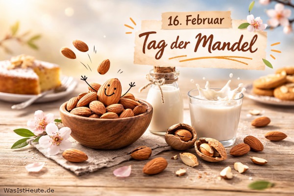 Tag der Mandel ist am 16. Februar: Anlass rund um die Mandel