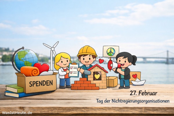 Welttag der Nichtregierungsorganisationen (World NGO Day) ist am 27. Februar: Würdigung weltweiter NGO-Arbeit