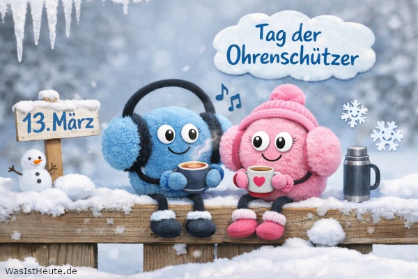 Tag der Ohrenschützer ist am 13. März: Wärme für kalte Ohren