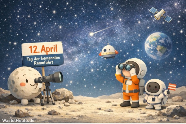 Tag der bemannten Raumfahrt ist am 12. April: Gedenktag zum ersten Flug ins All