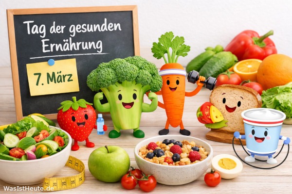 Tag der gesunden Ernährung ist am 7. März: Aktionstag für bewusste Ernährung
