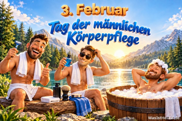 Tag der männlichen Körperpflege ist am 3. Februar: Pflegebewusstsein für Männer