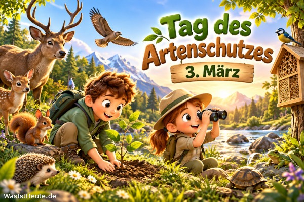Tag des Artenschutzes ist am 3. März: Schutz bedrohter Tier- und Pflanzenarten