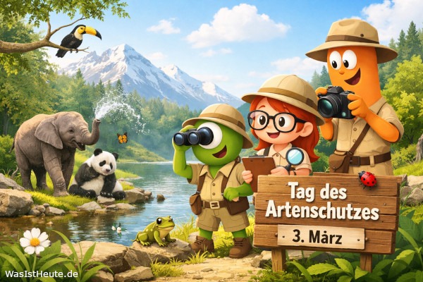 Tag des Artenschutzes ist am 3. März: Schutz bedrohter Tier- und Pflanzenarten