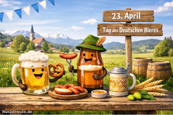 Tag des Deutschen Bieres ist am 23. April: Erinnerung an Reinheitsgebot