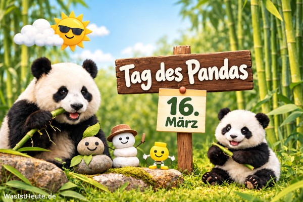 Tag des Pandas ist am 16. März: Aktionstag für Schutz und Aufmerksamkeit