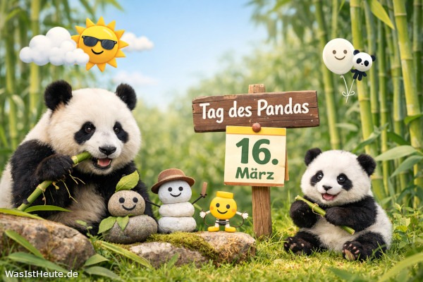 Tag des Pandas ist am 16. März: Aktionstag für Schutz und Aufmerksamkeit