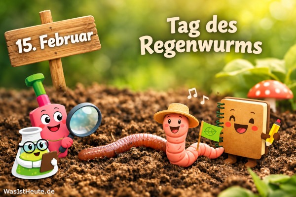 Tag des Regenwurms ist am 15. Februar: Aktionstag für Bodenleben