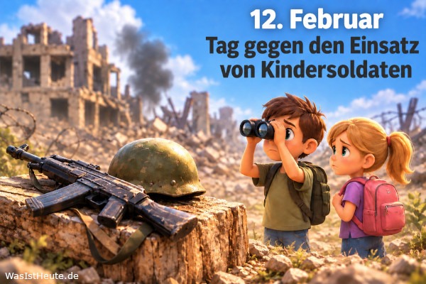 Tag gegen den Einsatz von Kindersoldaten ist am 12. Februar: Weltweiter Gedenktag für Kinderrechte
