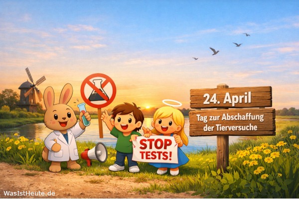 Tag zur Abschaffung der Tierversuche ist am 24. April: weltweiter Protesttag für Tierschutz