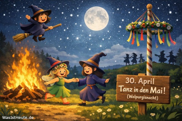 Tanz in den Mai (Walpurgisnacht) ist am 30. April: Brauch mit Feuer und Frühlingsbeginn