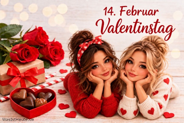 Valentinstag ist am 14. Februar: Tag der Liebe und Zuneigung