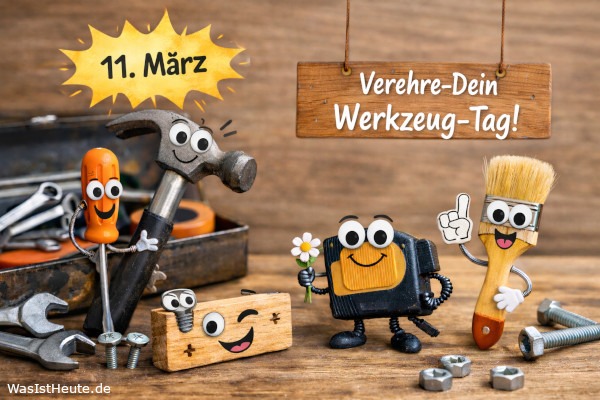 Verehre-Dein-Werkzeug-Tag ist am 11. März: Würdigung von Werkzeug