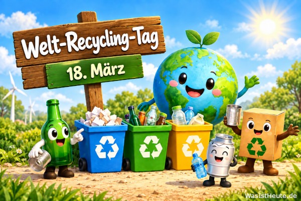Welt-Recycling-Tag ist am 18. März: Aufmerksamkeit für Recycling