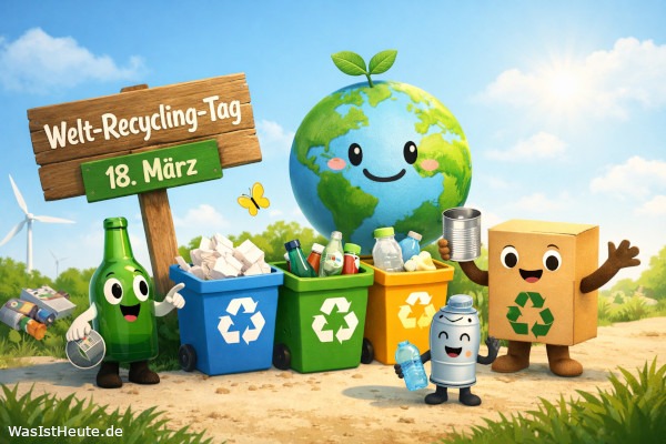 Welt-Recycling-Tag ist am 18. März: Aufmerksamkeit für Recycling