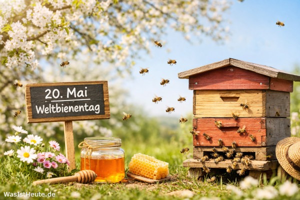 Weltbienentag ist am 20. Mai: Schutz der Bestäuber und Natur